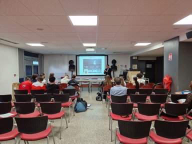Présentation de l’exposition par Stéphane KRONENBERGER au lycée Louis Armand à Mulhouse (68)