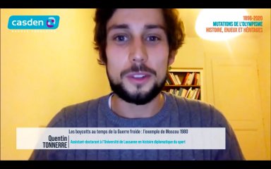 Les boycotts au temps de la Guerre froide : l'exemple de Moscou 1980 par Quentin Tonnerre
