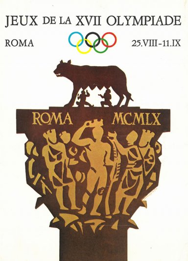 Affiche XVII Olympiade - Rome 1960