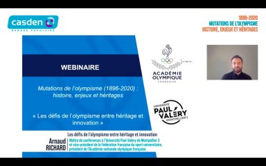 Les défis de l'olympisme entre héritage et innovation par Arnaud Richard