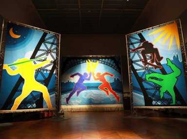 tapisserie en tiptyque