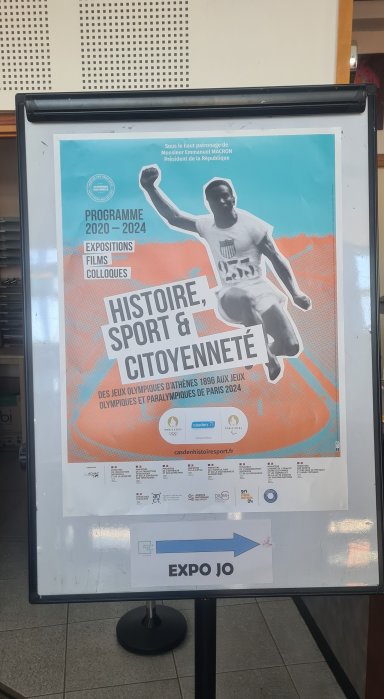 Exposition Histoire, sport et citoyenneté. Des Jeux Olympiques d’Athènes 1896 aux JOP Paris 2024 