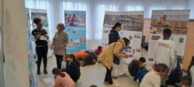 Exposition HSC conférence au collège Colbert de Reims le 9 avirl