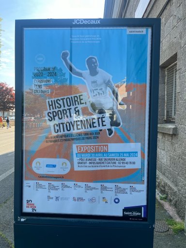Exposition Histoire, sport et citoyenneté. Des Jeux Olympiques d’Athènes 1896 aux JOP Paris 2024 - Saint Malo