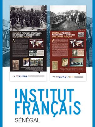 Affiche Exposition à l'Institut français de Dakar