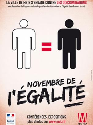 Affiche Novembre de l'égalité - Metz