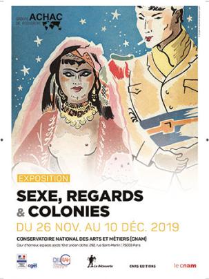 Affiche conférence Sexe, regards & colonies - Blois