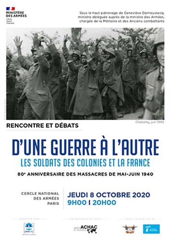 Programme D’une guerre à l’autre : les soldats des colonies et la France
