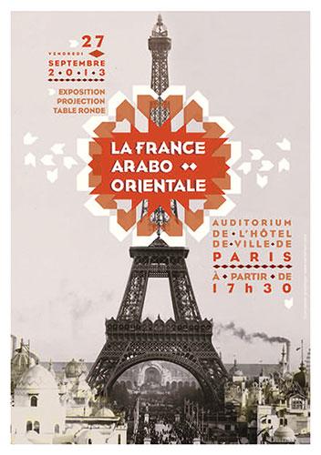 Affiche La France arabo-orientale - Hôtel de ville (Paris)