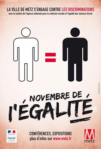 Affiche Novembre de l'égalité - Metz