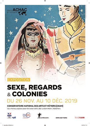 Affiche conférence Sexe, regards & colonies - Blois