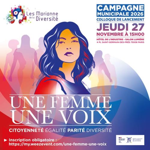 « Une femme. Une voix » : le colloque citoyen et féministe à l'Hôtel de l'Industrie (Paris 6e) Les Marianne de la Diversité 
