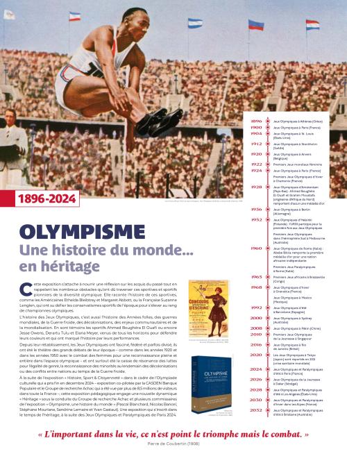 Exposition OLYMPISME. Une histoire du monde... en héritage, 