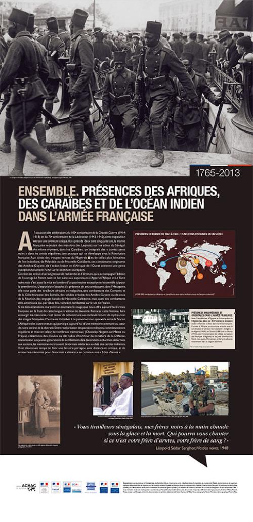 Présences des Afriques, des Caraïbes et de l’Océan Indien dans l’Armée française
