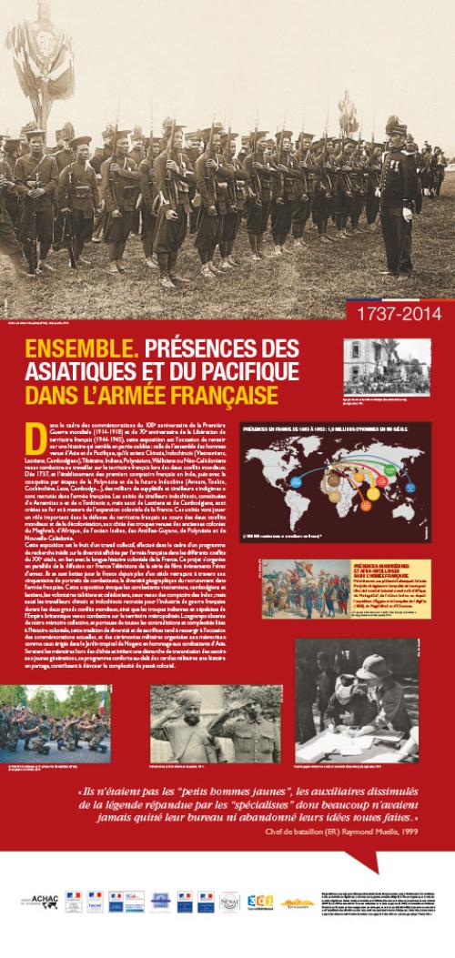 Près de trois siècles de présences asiatiques et du Pacifique dans l’armée française (1737-2014)