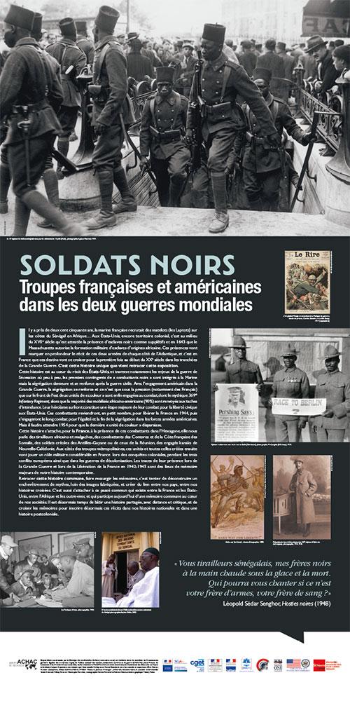 Soldats noirs. troupes françaises et américaines dans les deux guerres mondiales