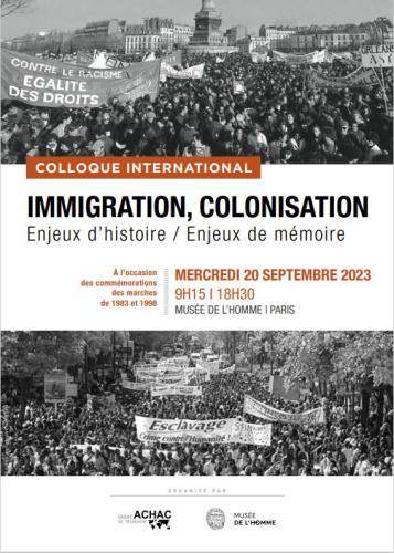 « Immigration, colonisation.  Enjeux d’histoire / Enjeux de mémoire » par le Groupe de recherche Achac 